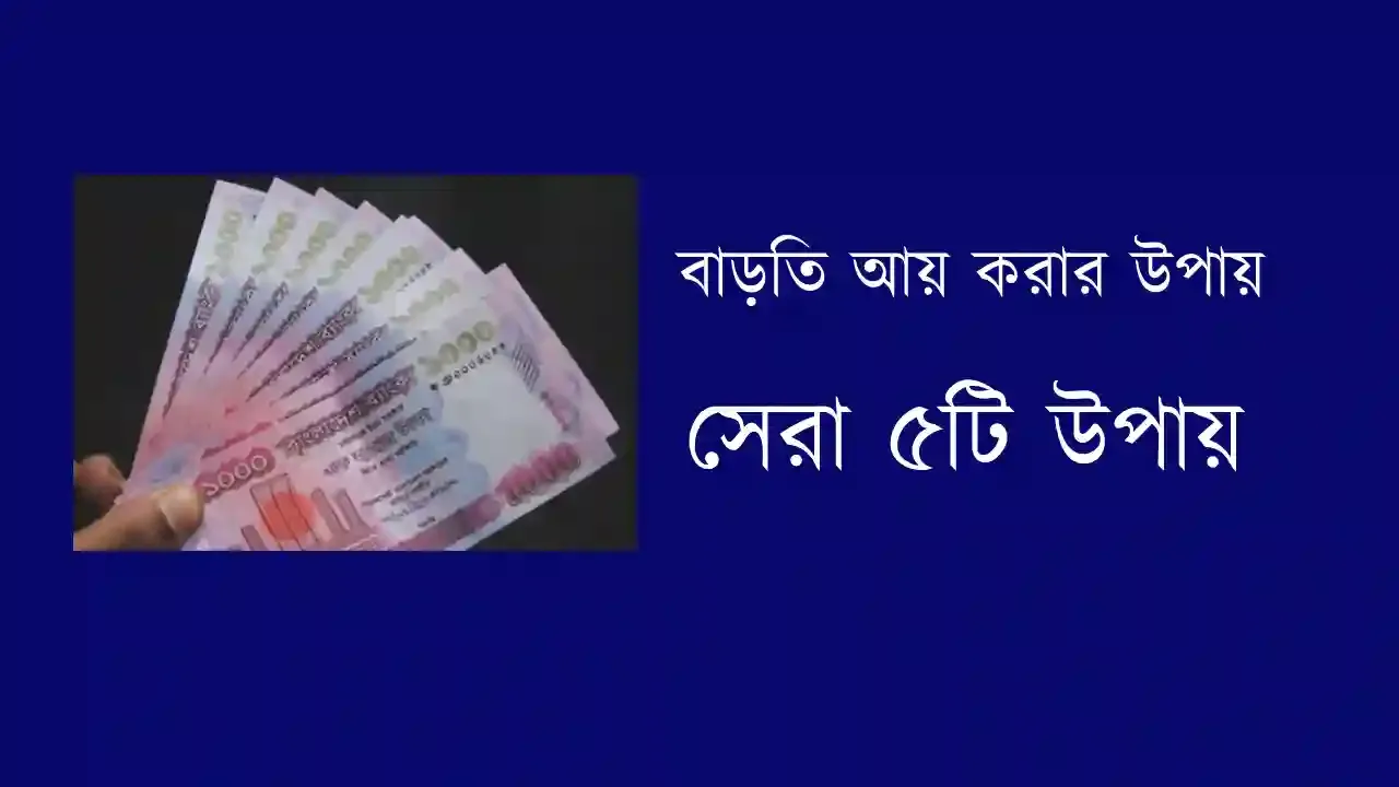 বাড়তি আয় করার উপায়