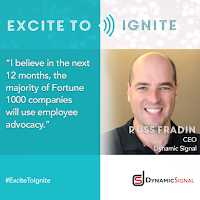 Russ Fradin of Dynamic Signal quote on employee advocacy