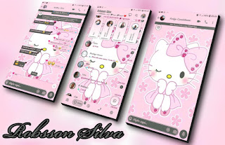 Hello Kitty Cute Theme For YOWhatsApp & Fouad WhatsApp By Robsson