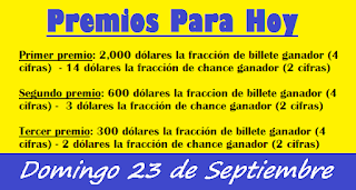 premios-para-hoy-loteria-domingo-23-septiembre-2018