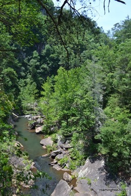 Above Hurricane Falls