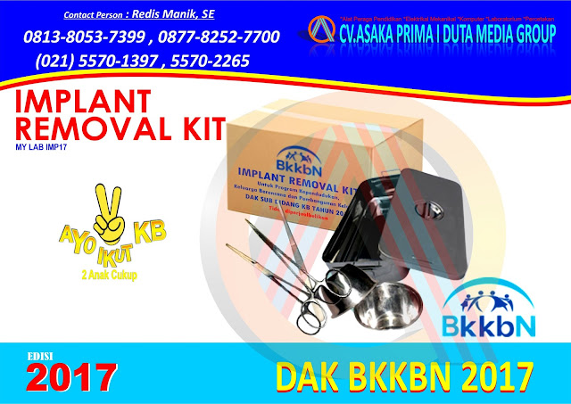 Implant Removal Kit 2017 spesifikasi ~ produsen IMPLANT REMOVAL KIT DAK BKKBN 2017