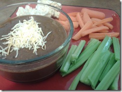 black bean chili dip