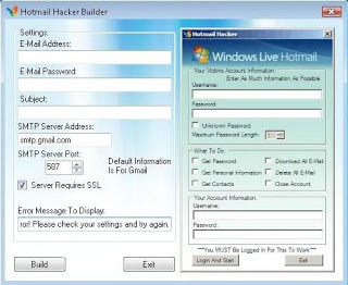 Hotmail Hacker Builder