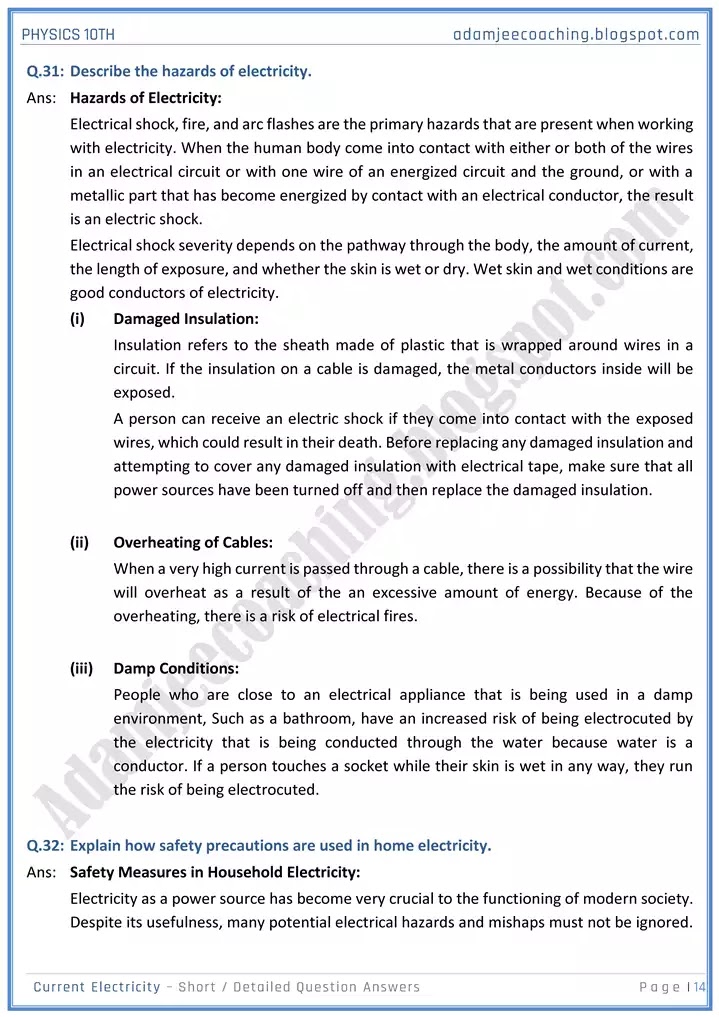 current-electricity-short-and-detailed-answer-questions-physics-10th