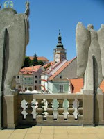 View from the rooftop of the Dietrichstein tomb