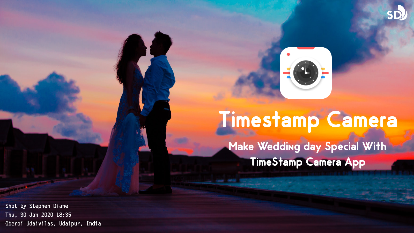 타임 스탬프 카메라: 자동 날짜 / 시간 스탬퍼