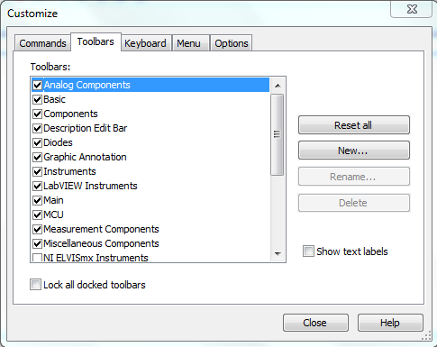 Tutorial Multisim 11 : Daftar Dan Fungsi Tool Bar (Part 2) 