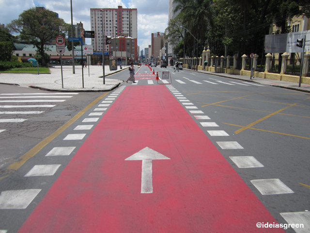 Curitiba tem Circuito Ciclo Faixa de Lazer