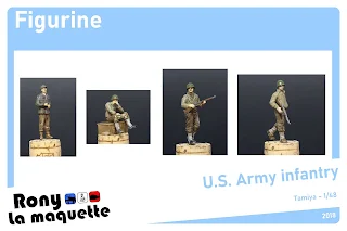 Figurines US Army de Tamiya au 1/48.