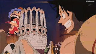 ワンピースアニメ インペルダウン編 444話 ボンクレー ルフィ | ONE PIECE Episode 444