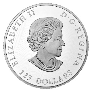 Canada 125 Dollars Half Kilogram Fine Silver Coin 2015 Queen Elizabeth II