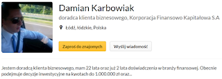 Damian Karbowiak, doradca kienta biznesowego - profil w serwisie Goldenline.pl