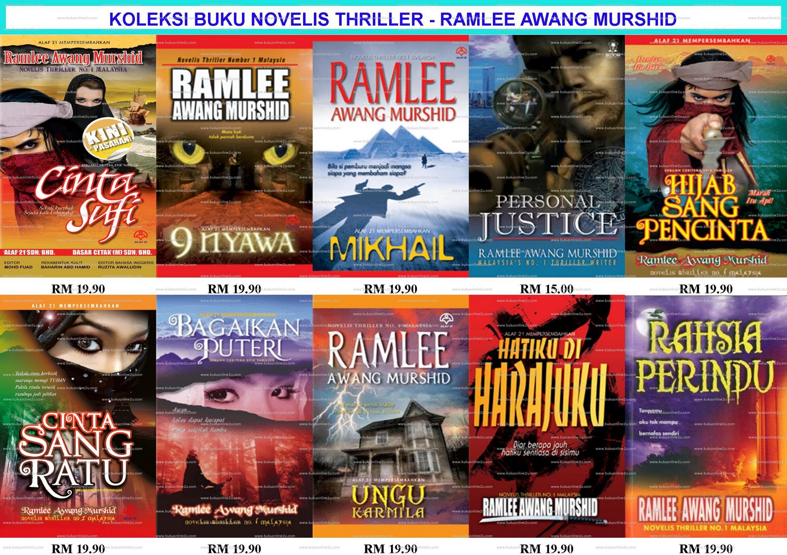 Heartofsword: Novelis Thriller no 1. MalaysiaRamlee 