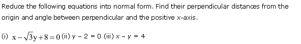 Solutions Class 11 Maths Chapter-10 (Straight Lines)