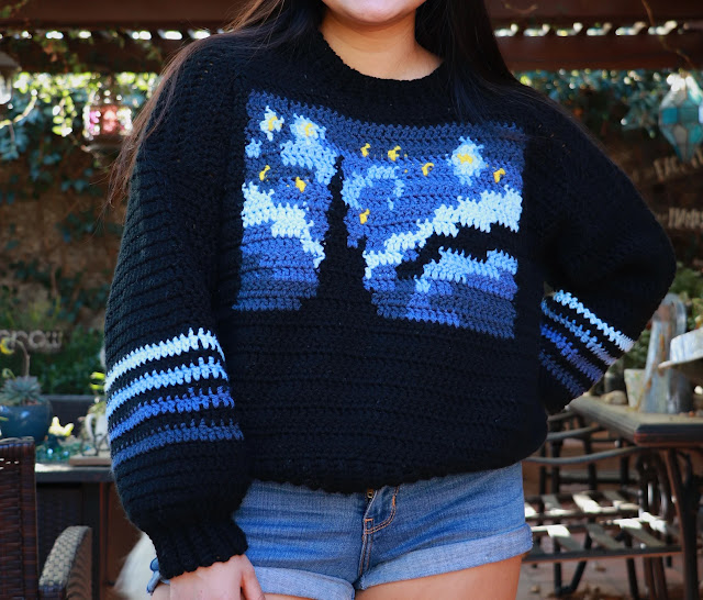 starry night sweater pattern