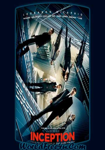 Poster Of Inception (2010) In Hindi English Dual Audio 300MB Compressed Small Size Pc Movie Free Download Only At worldfree4u.com