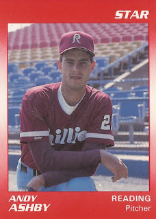 Andy Ashby 1990 Reading Phillies card
