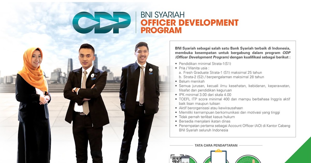 Lowongan Kerja BNI Syariah Officer Development Program 