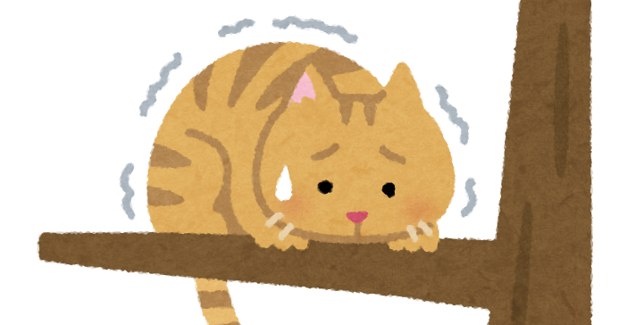 高いところから降りられない猫のイラスト かわいいフリー素材集 いらすとや 高いところから降りられない猫のイラスト かわいいフリー素材集 いらすとや