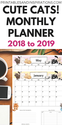 2019 monthly planner