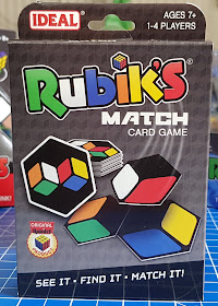 Rubik's Match Card Game pack shot small box with pack of cards