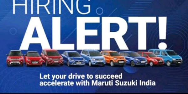  Maruti Suzuki Ltd is Looking for Professional Candidates