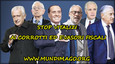 Stop Vitalizi ai Corrotti ed Evasori Fiscali