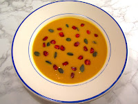 Crema de calabaza y chocolate Blanco