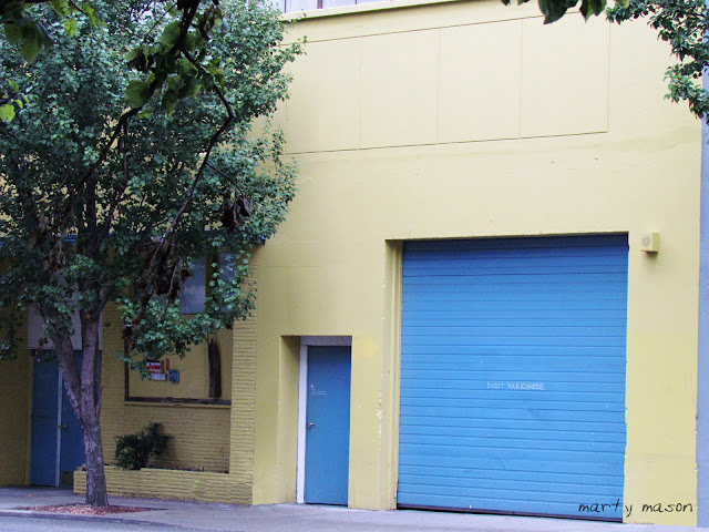 blue doors in Seattle