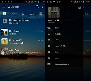 BBM MOD Transparant V3.0.1.25 Apk ( Change Background ) Terbaru