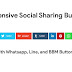 Responsive Social Sharing Buttons With Whatsapp Line And BBM