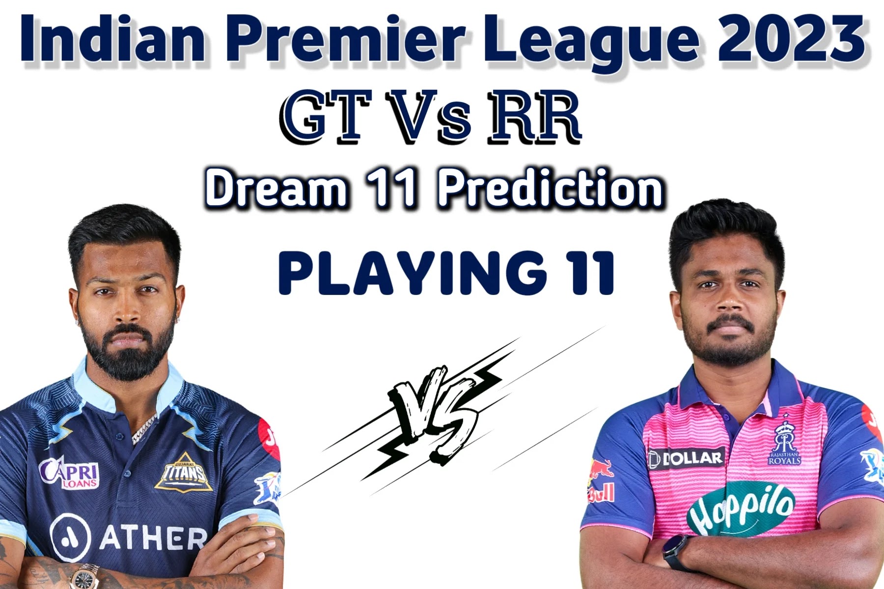 IPL 2023 GT Vs RR Dream 11 Team Prediction Today