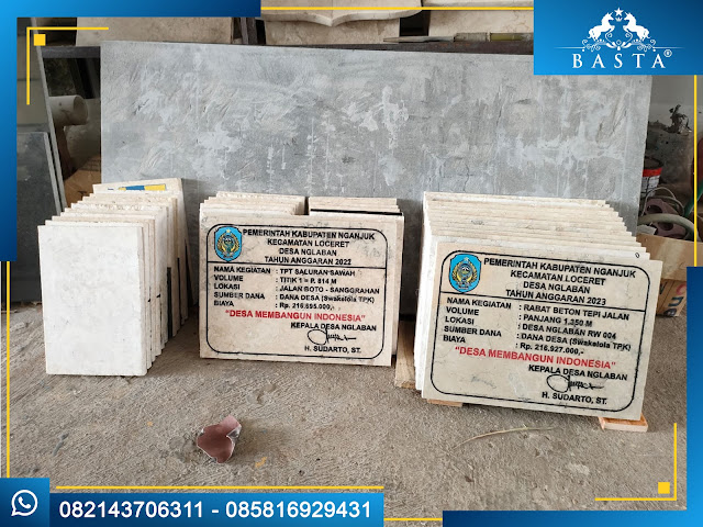Prasasti Peresmian Granit Berkwalitas Garansi Barang Aman Sampai Tujuan Prasasti Peresmian Granit Berkwalitas Garansi Barang Aman Sampai Tujuan