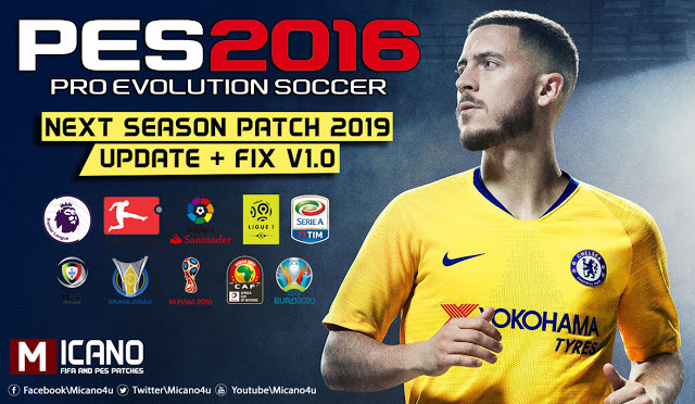 PES 2016 Next Season Patch 2019 Update + Fix V1.0 - Released 2-8-18