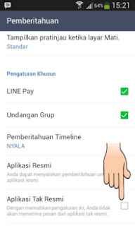 Notifikasi Games Di LINE dapat di hentikan dengan cara ini