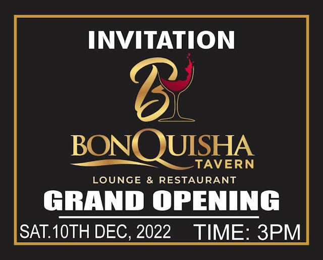 ✔️✔️✔️✔️ Bonquisha Tavern Grand Opening  ✔️✔️✔️✔️ 