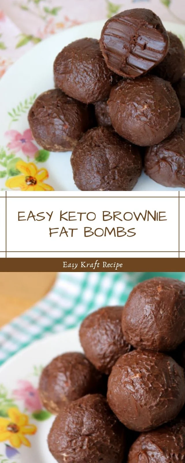 EASY KETO BROWNIE FAT BOMBS