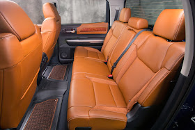 Rear seat of 2014 Toyota Tundra 1794 Edition