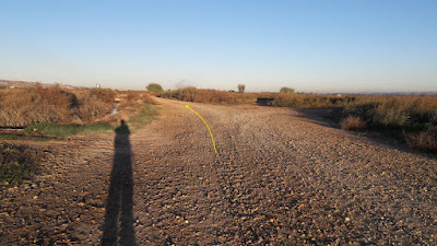 Camí de Sant Jaume de Compostela - Fuentes de Ebro a Saragossa, camí del Pilón de Gregori a la sortida de Fuentes de Ebro