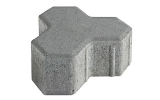 paving block bentuk Trihex