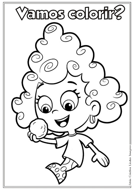 Desenho Bubble Guppies para colorir