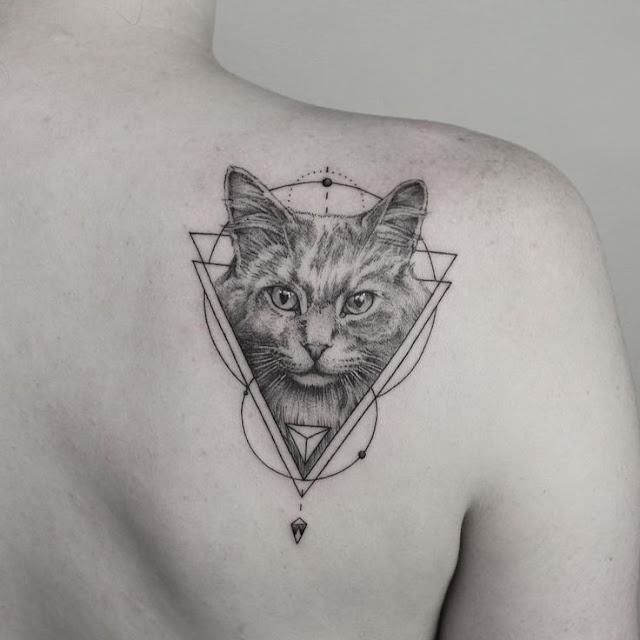 30 tatuagens geométricas de animais para deixar vocês inspiradas