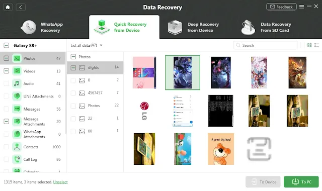 quick android recovery without root