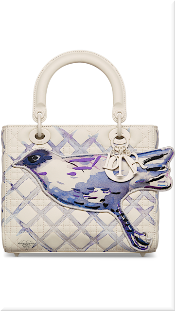 ♦Lady Dior Bags Art Edition 7th 2023 Artist Françoise Pétrovitch France #dior #ladydior #bags #white #brilliantluxury