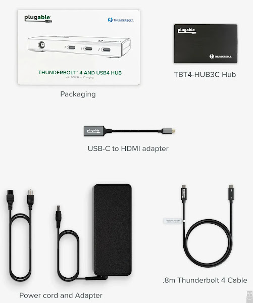 Plugable Thunderbolt 4 and USB4 Hub