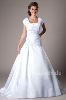 lds bride wedding dresses