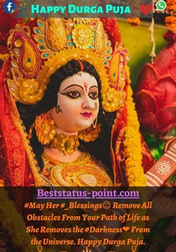 Durga Puja Wishes Images in Hindi