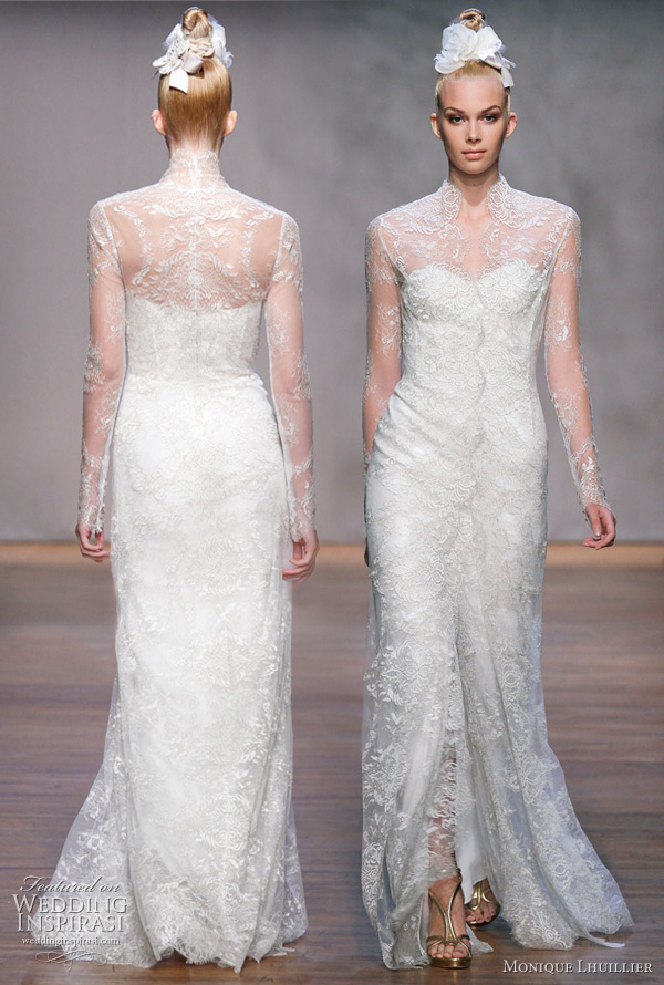  to look something like Monique Lhuillier 39s Cheyenne bridal dress