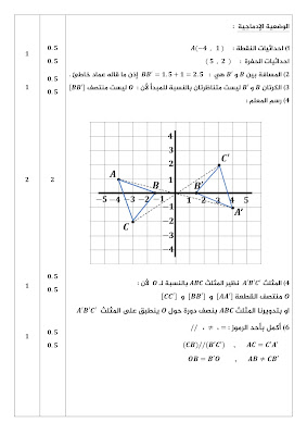 نماذج اختبارات الفصل الاول للسنة الثانية متوسط مع الحل 2022